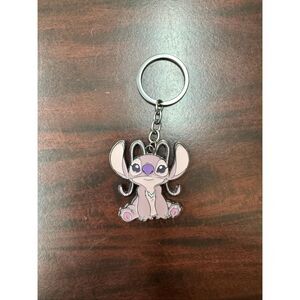 Disney Lilo & Stitch Enamel Keychain- Angel